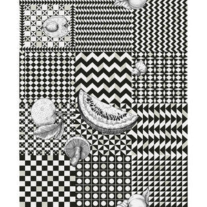 Frutta E Geometrico Black 123/6030.CS.0 by Cole & Son Wallcovering