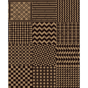 Geometrico Black & Gold 123/7036.CS.0 by Cole & Son Wallcovering