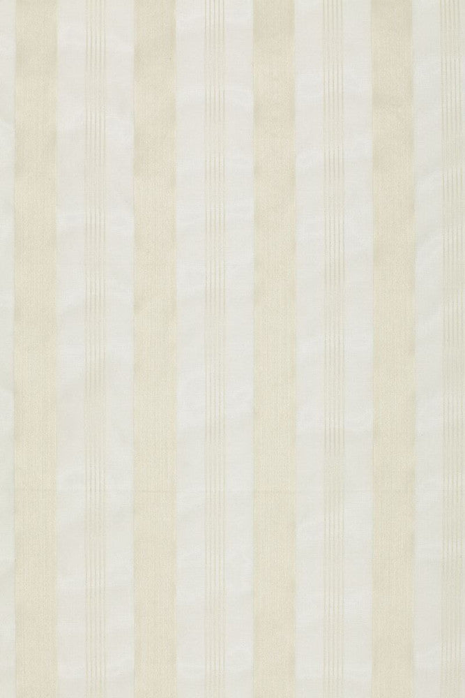Chantal Striped Sheer Ivory 12420 by Schumacher Fabric - 100% Silk - Horizontal: 3.5 and Vertical: - 54 - Fabric Carolina -