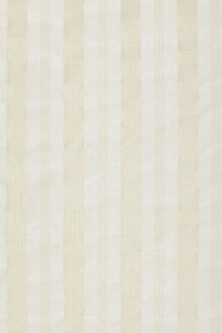 Chantal Striped Sheer Ivory 12420 by Schumacher Fabric