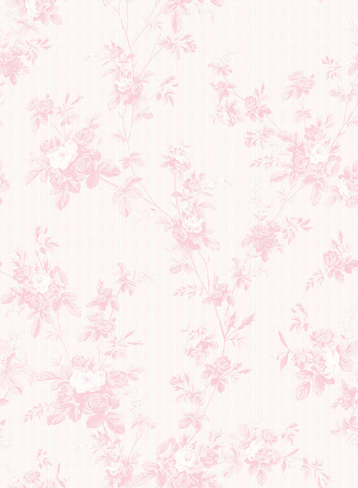 Floral Toile Blush Peel & Stick Mural by 750 Home Web Peel & Stick Murals Safe for walls, leaves no sticky residue behind Peel and stick to apply, pull up to remove Peel & Stick 0 - Fabric Carolina -