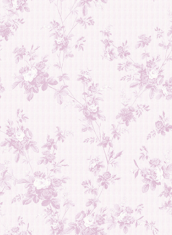 Floral Toile Lavender Peel & Stick Mural by 750 Home Web Peel & Stick Murals Safe for walls, leaves no sticky residue behind Peel and stick to apply, pull up to remove Peel & Stick 0 - Fabric Carolina -