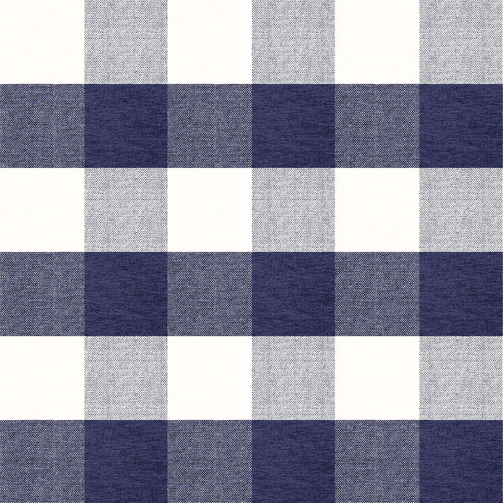 Buffalo Check Navy Peel & Stick Mural by 750 Home Web Peel & Stick Murals Safe for walls, leaves no sticky residue behind Peel and stick to apply, pull up to remove Peel & Stick 0 - Fabric Carolina -