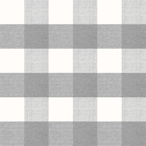 Buffalo Check Grey Peel & Stick Mural by 750 Home
