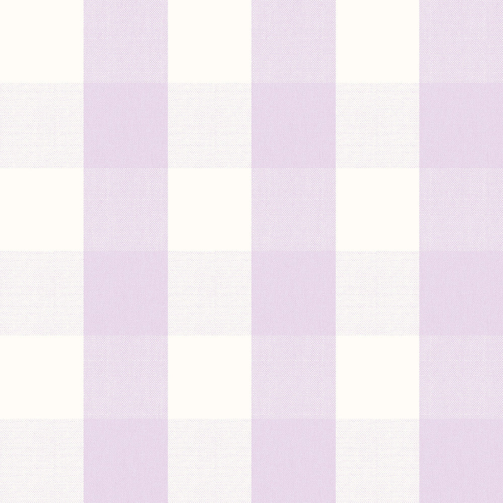 Buffalo Check Lavender Peel & Stick Mural by 750 Home Web Peel & Stick Murals Safe for walls, leaves no sticky residue behind Peel and stick to apply, pull up to remove Peel & Stick 0 - Fabric Carolina -