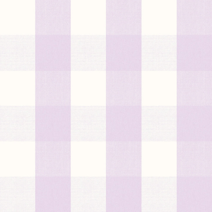 Buffalo Check Lavender Peel & Stick Mural by 750 Home Web Peel & Stick Murals Safe for walls, leaves no sticky residue behind Peel and stick to apply, pull up to remove Peel & Stick 0 - Fabric Carolina -