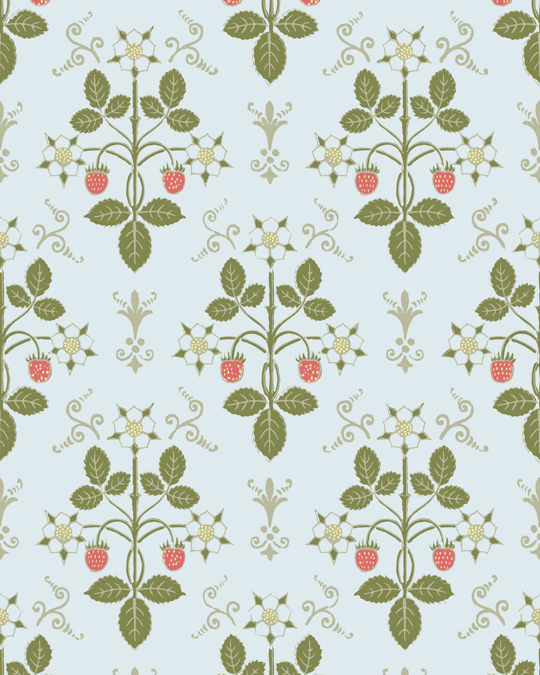 Olive/Blue By Cole & Son Wallcovering