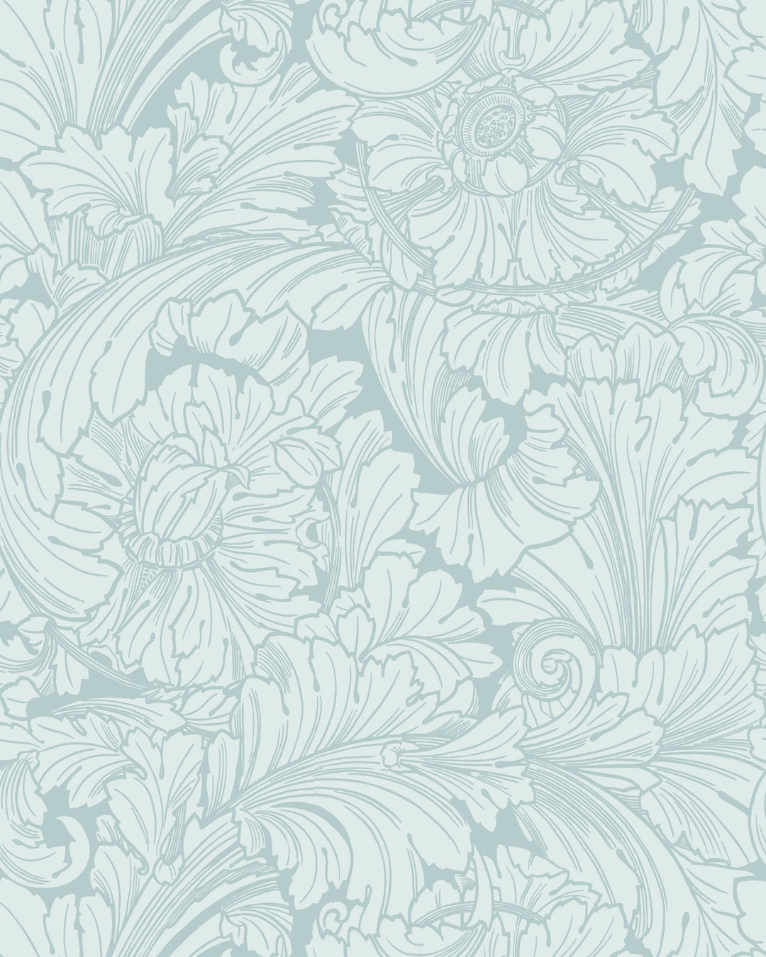 Print Room Blue By Cole & Son Wallcovering