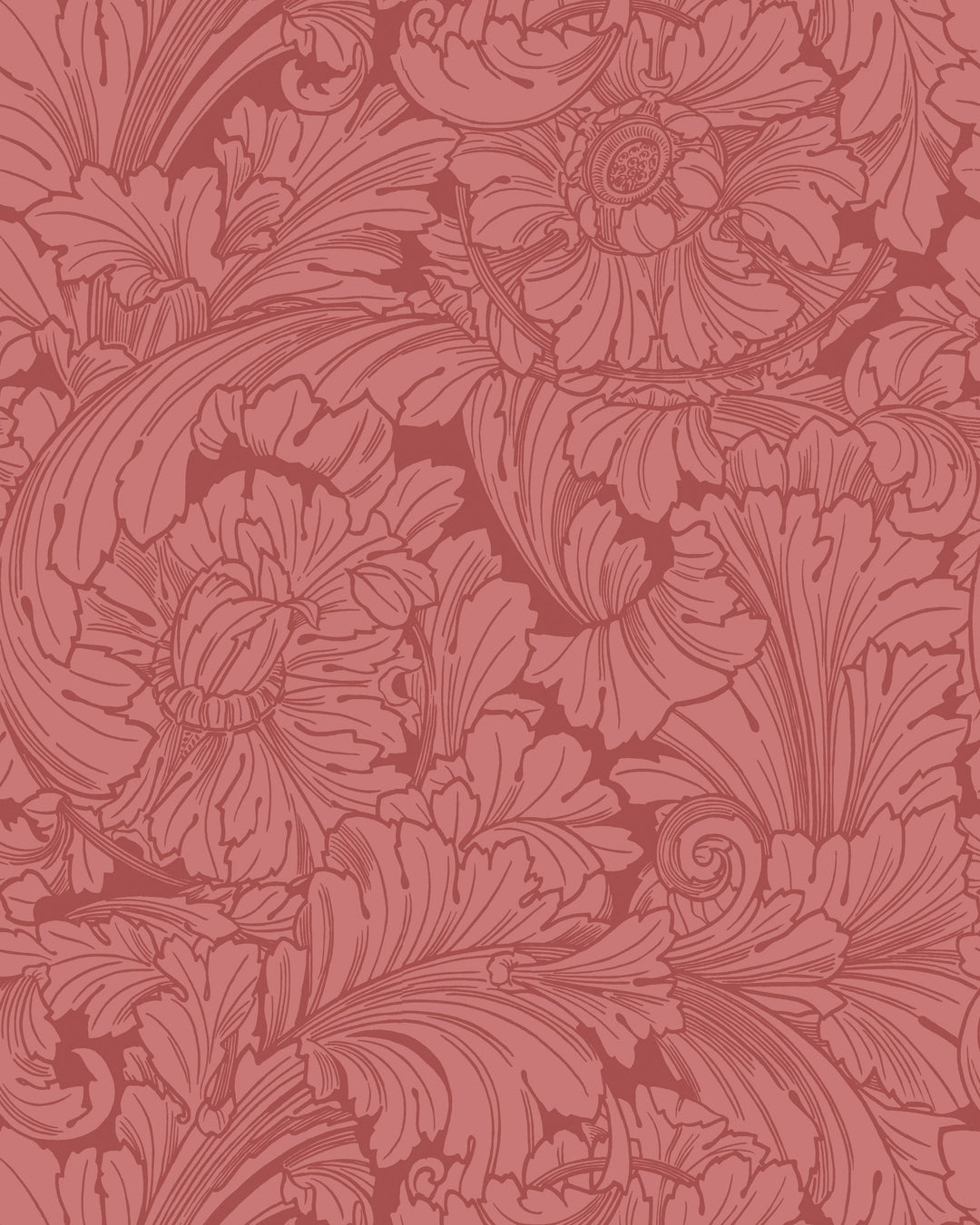 Stately Home Red By Cole & Son Wallcovering