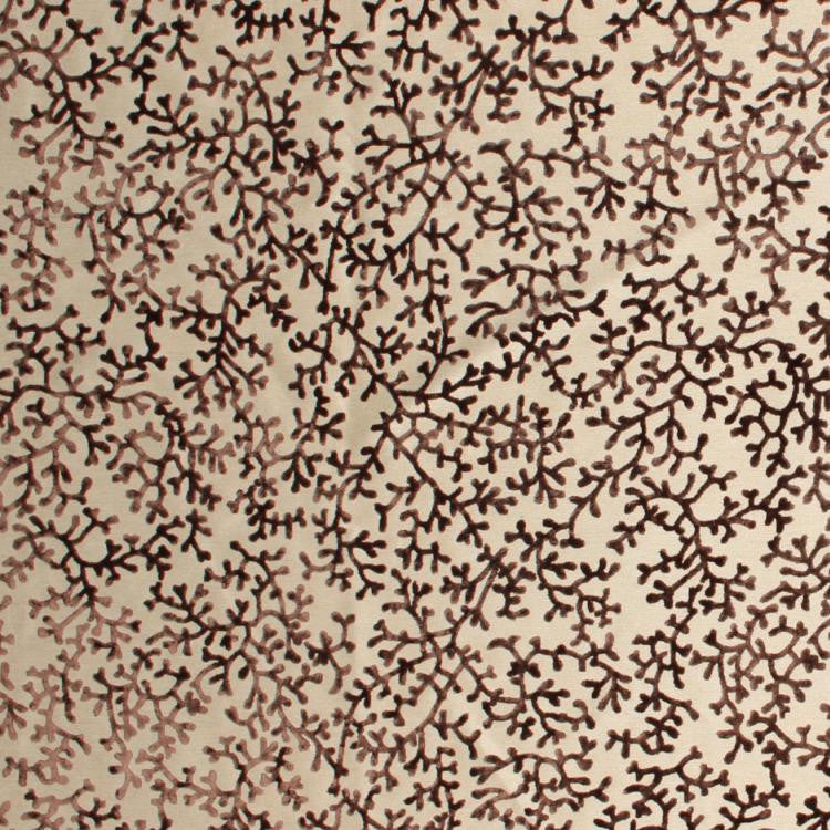 Coral Splendor Brown by RM CoCo Fabric