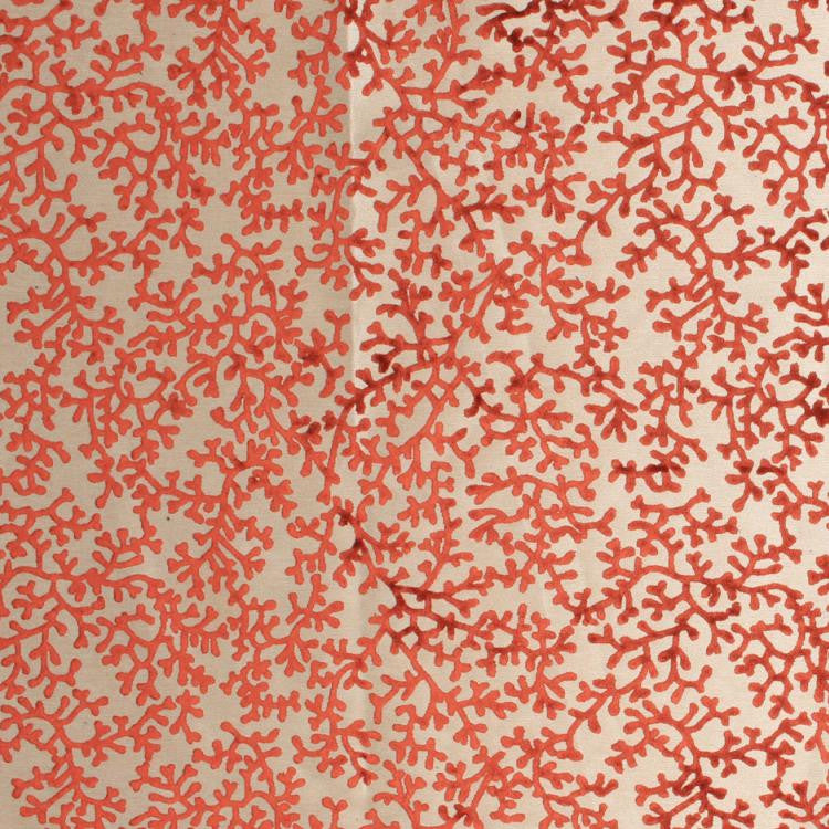 Coral Splendor Rust by RM CoCo Fabric