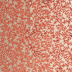 Coral Splendor Rust by RM CoCo Fabric