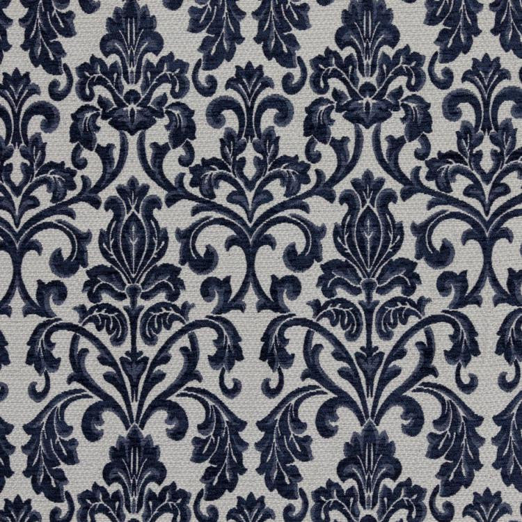 Tivoli Damask Naval by RM CoCo Fabric