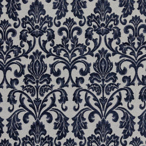 Tivoli Damask Naval by RM CoCo Fabric