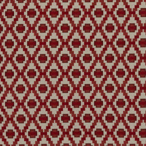 Step Up Trellis Cherry by RM CoCo Fabric