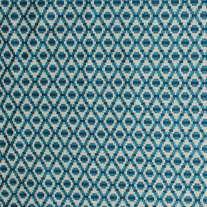 Step Up Trellis Aquamarine by RM CoCo Fabric