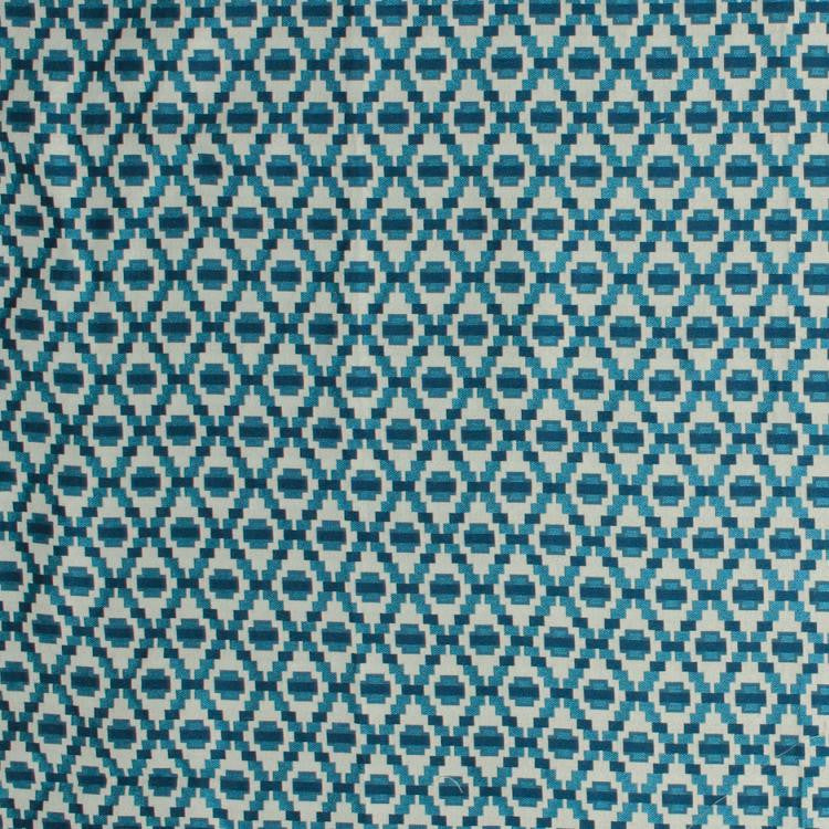 Step Up Trellis Aquamarine by RM CoCo Fabric