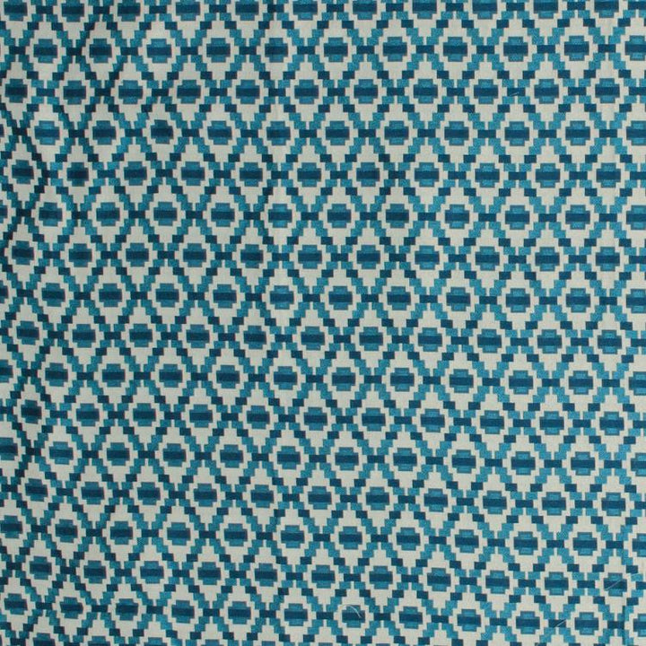 Step Up Trellis Aquamarine by RM CoCo Fabric