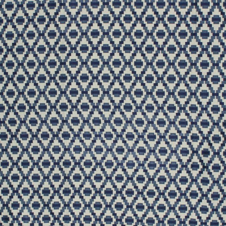 Step Up Trellis Indigo by RM CoCo Fabric