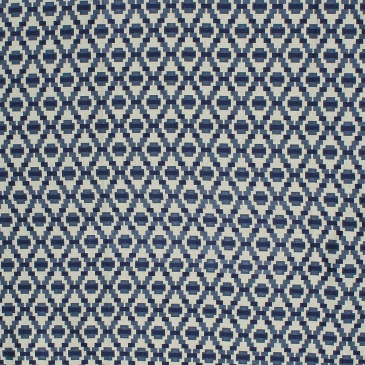 Step Up Trellis Indigo by RM CoCo Fabric