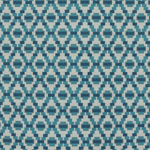 Step Up Trellis Blue Sky by RM CoCo Fabric