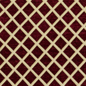 Perot Trellis Crimson by RM CoCo Fabric