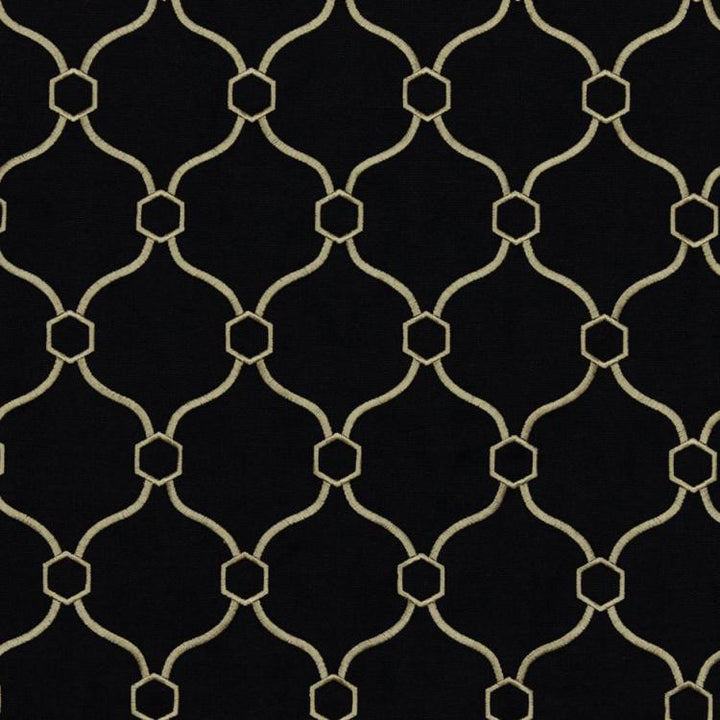 Picardie Trellis Ebony by RM CoCo Fabric