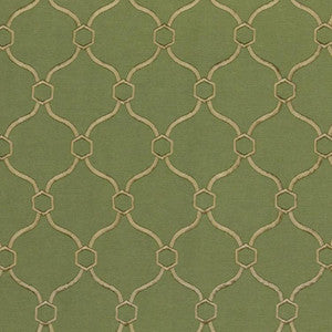 Picardie Trellis Fern by RM CoCo Fabric