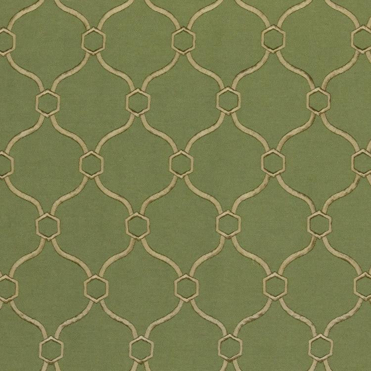 Picardie Trellis Fern by RM CoCo Fabric
