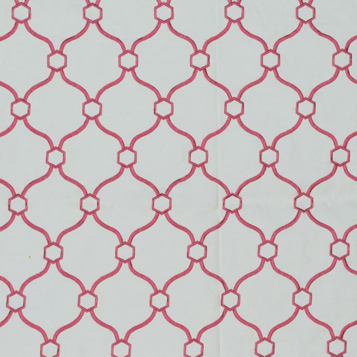 Picardie Trellis Coral by RM CoCo Fabric