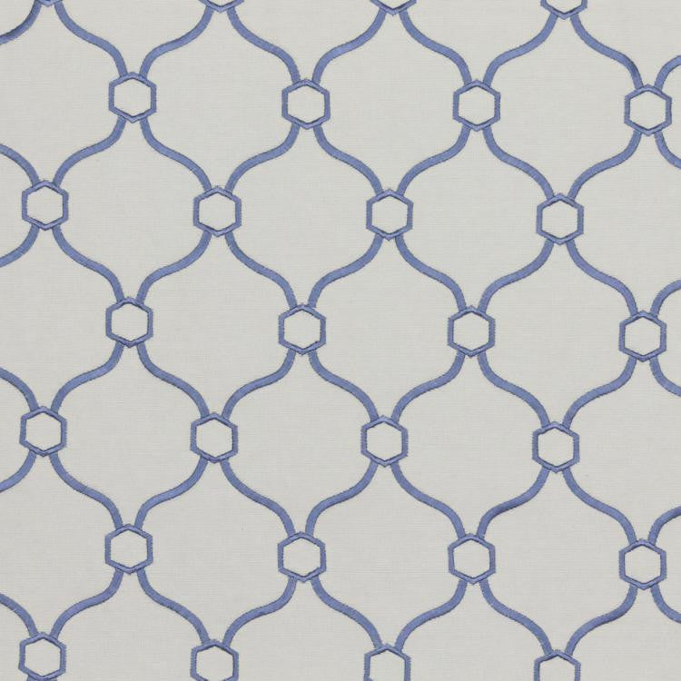 Picardie Trellis Wedgewood by RM CoCo Fabric