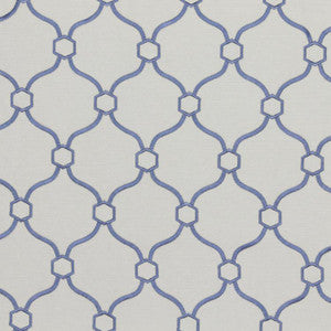 Picardie Trellis Wedgewood by RM CoCo Fabric