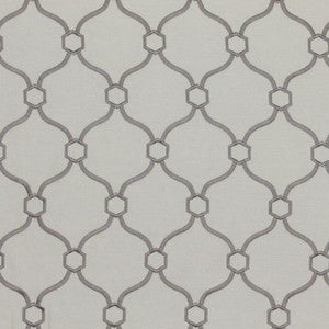 Picardie Trellis Grey by RM CoCo Fabric