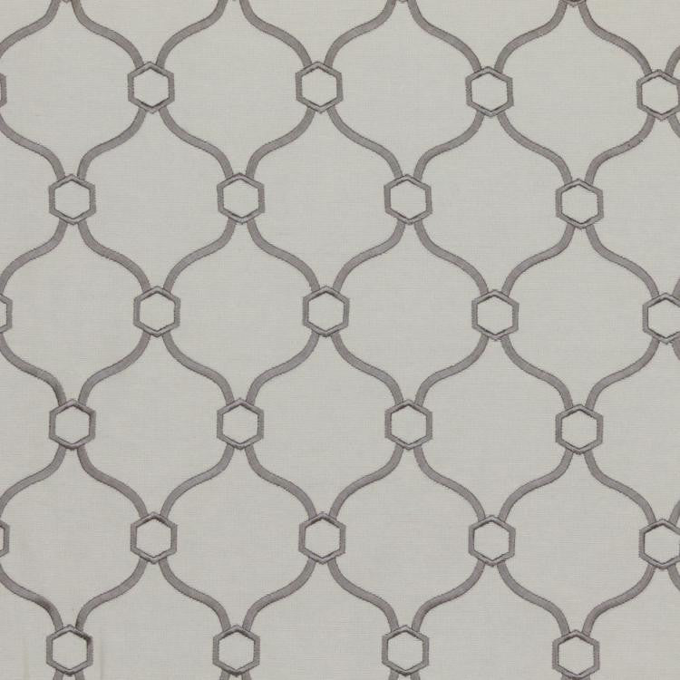 Picardie Trellis Grey by RM CoCo Fabric