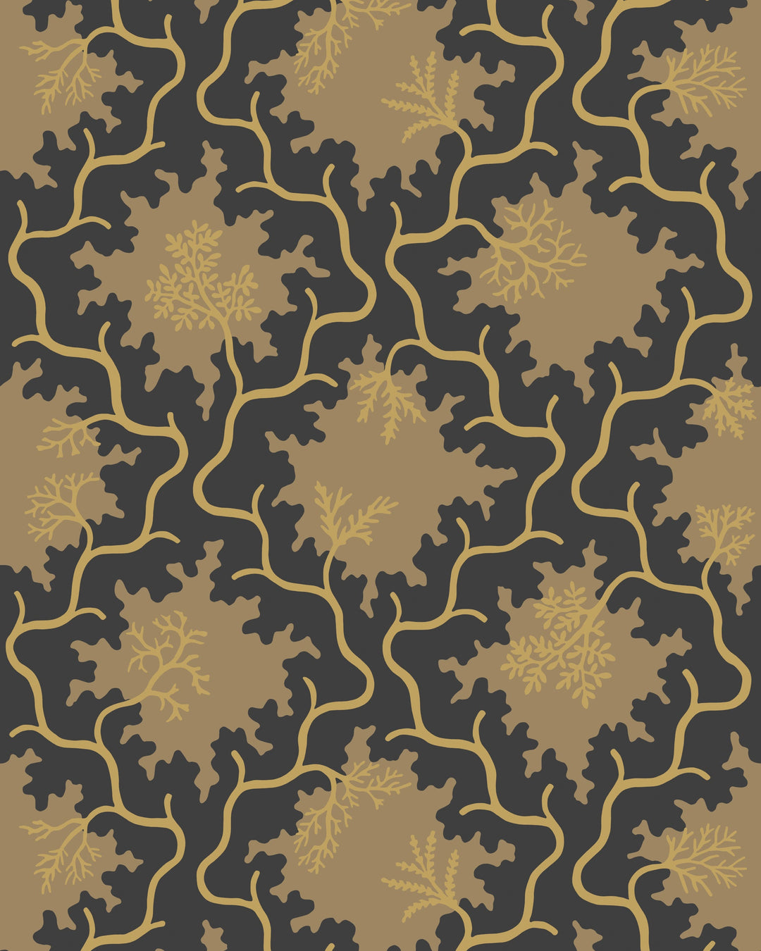 Black By Cole & Son Wallcovering