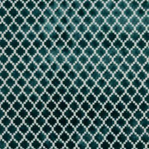 Pique Trellis Turquoise by RM CoCo Fabric