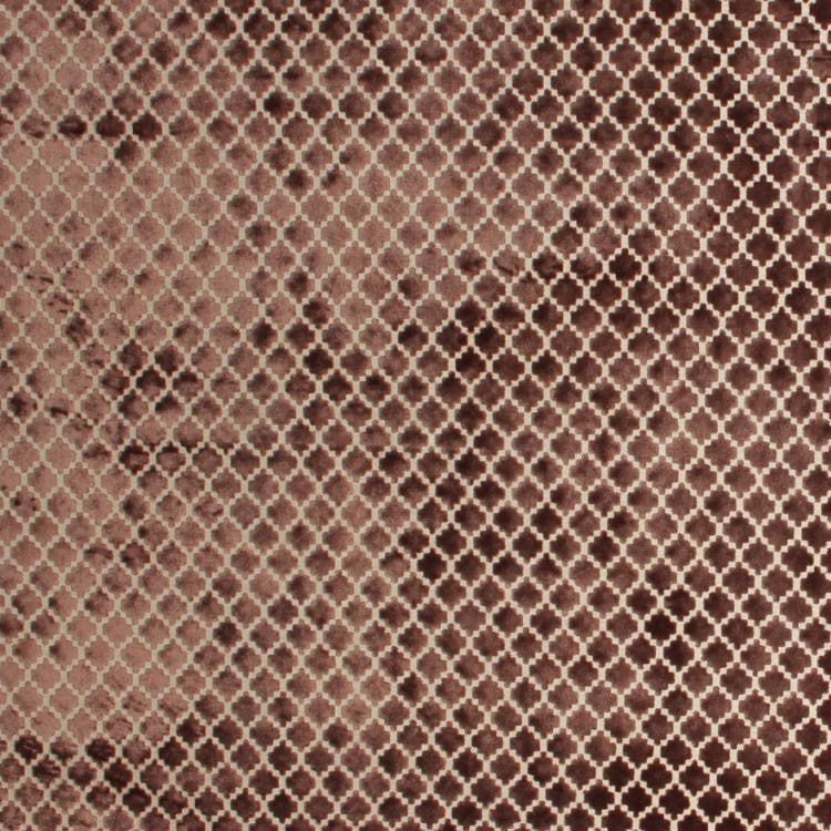 Pique Trellis Mocha by RM CoCo Fabric