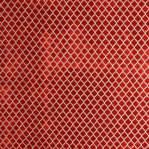 Pique Trellis Red by RM CoCo Fabric