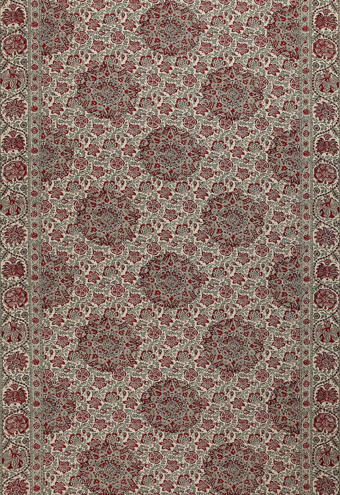 Kaya Medallion Document 1296000 by Schumacher Fabric Classic-Prints 100% Cotton - Horizontal: 70 and Vertical: 27 70 - Fabric Carolina -