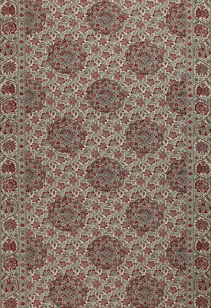 Kaya Medallion Document 1296000 by Schumacher Designer Fabric Classic-Prints 100% Cotton - Horizontal: 70 and Vertical: 27 70 - Swanky Fabrics -