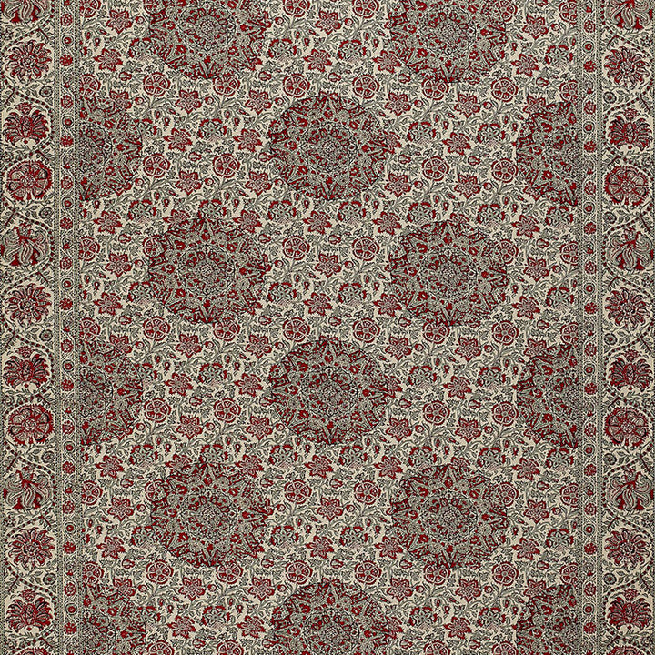Kaya Medallion Document 1296000 by Schumacher Fabric A PASSAGE TO INDIA PRINTS COTTON 100% FRANCE </p><p>Repeat: Horizontal: 70" (178CM) and Vertical: 27" (69CM) 70 - Fabric Carolina -