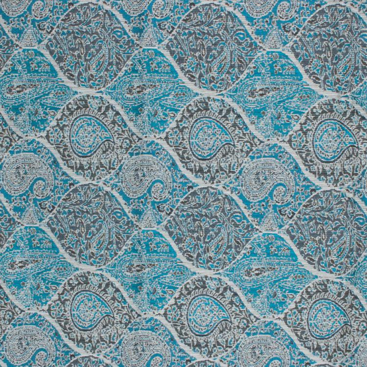 Bridlewood Paisley Teal by RM CoCo Fabric