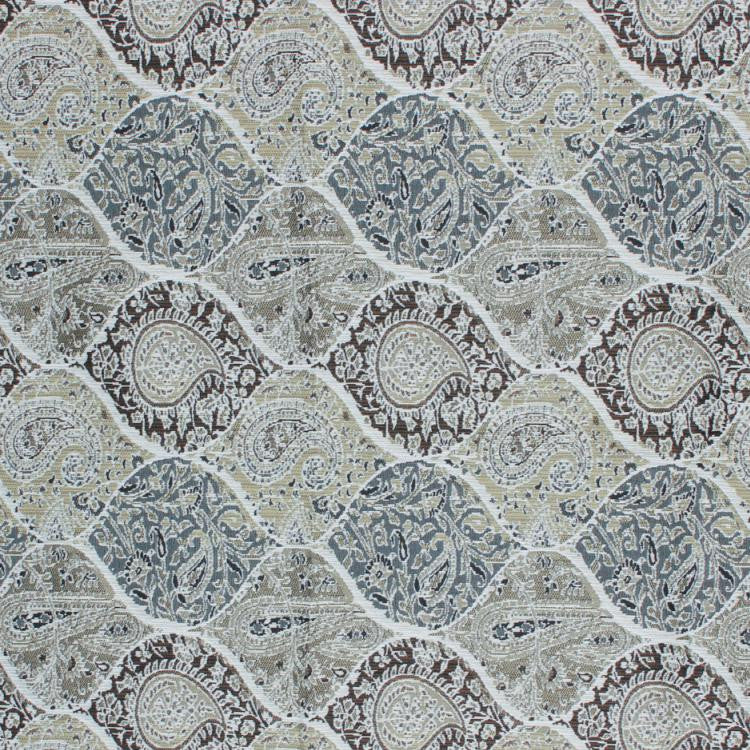 Bridlewood Paisley Platinum by RM CoCo Fabric
