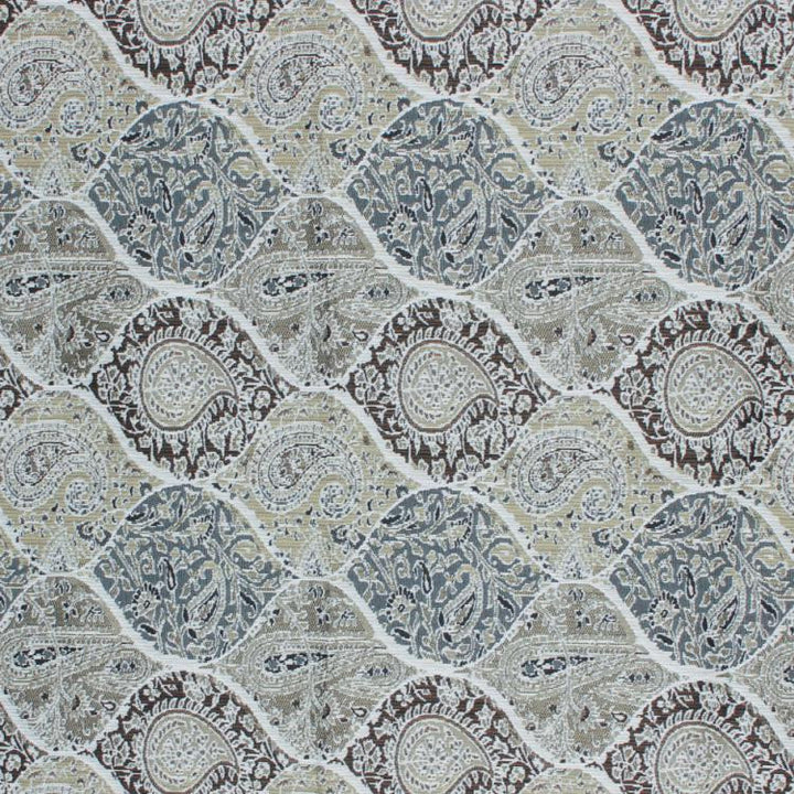Bridlewood Paisley Platinum by RM CoCo Fabric