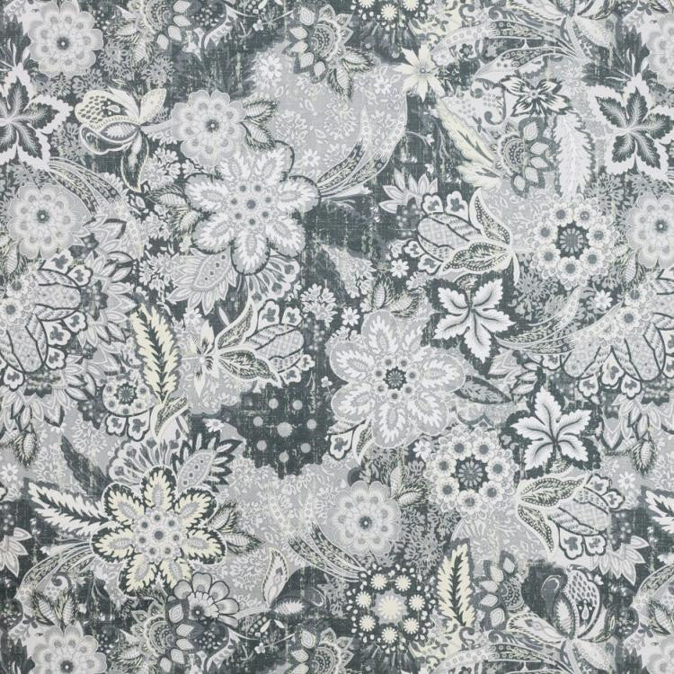 Hillwood Garden Pewter by RM CoCo Fabric
