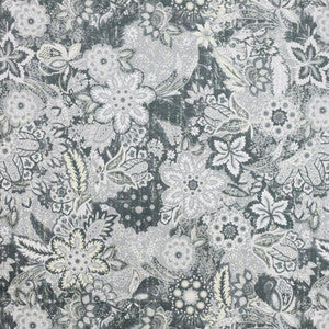 Hillwood Garden Pewter by RM CoCo Fabric