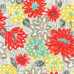 MATISSE DANCE SCARLET LAKE 130100 by Laurette Design Fabric