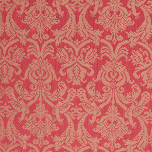 Delacroix Damask Poppy by RM CoCo Fabric