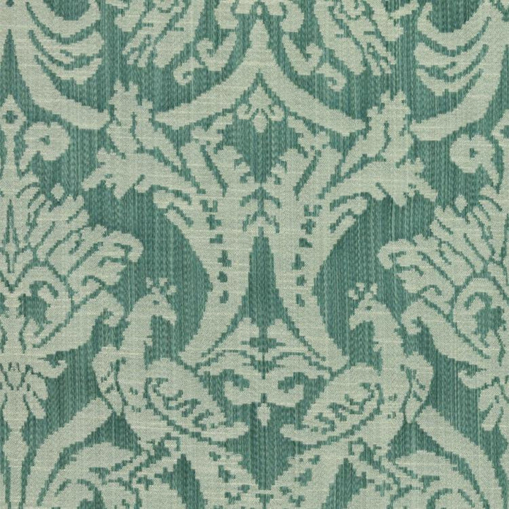 Delacroix Damask Peacock by RM CoCo Fabric