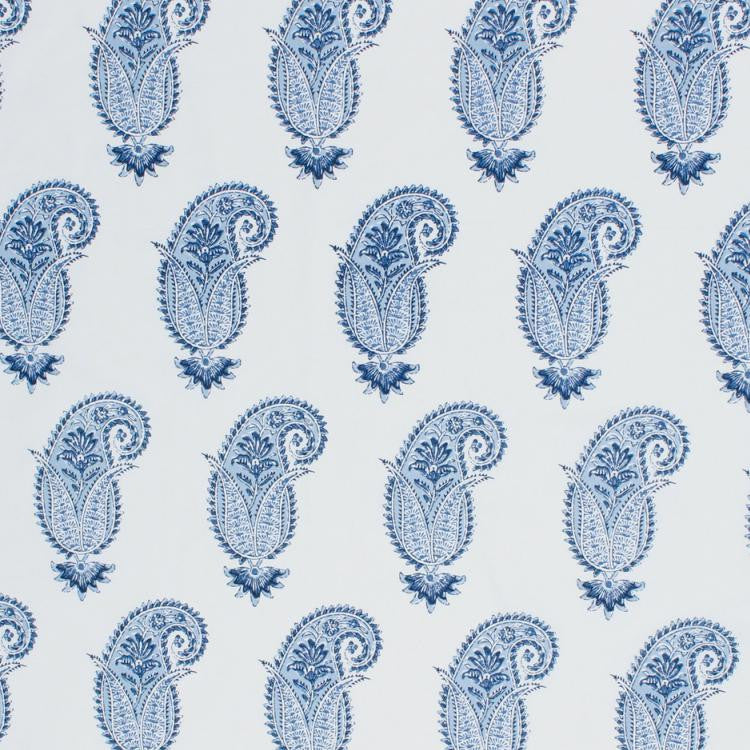 Akbar Paisley China Blue by RM CoCo Fabric